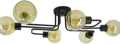 Sklep Kaja Industrialna lampa sufitowa do salonu 3040/6 BL 21QG TANGO | Kaja* Plafony Nowoczesne