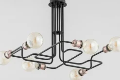 Sklep Kaja Industrialna lampa wisząca ze zdobionymi oprawkami AL 25156 | Kaja Shop