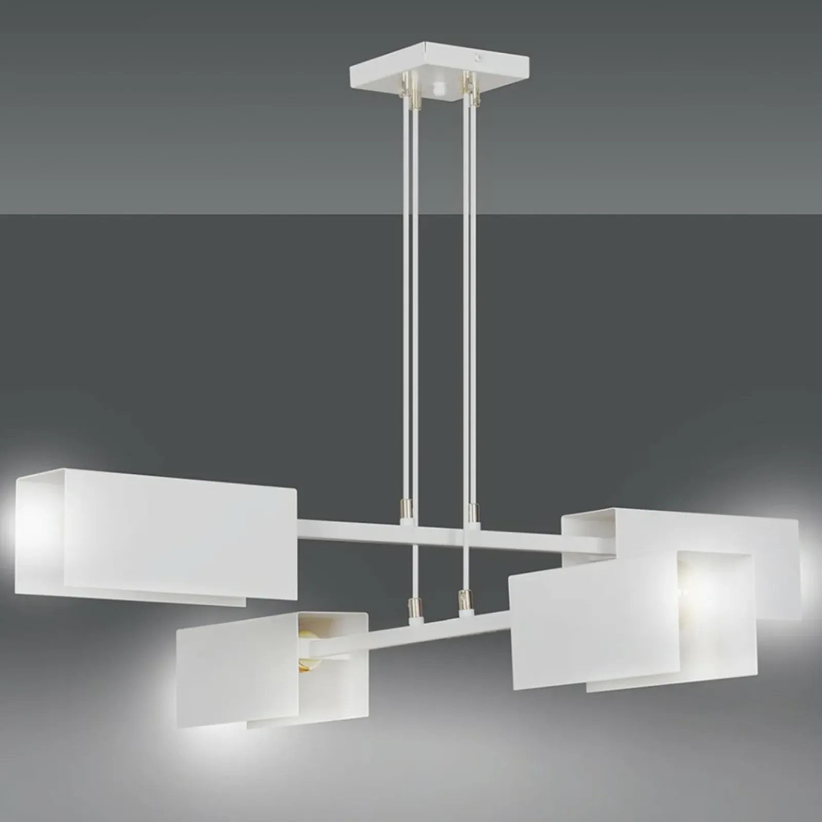 Sklep Kaja Industrialna lampa wisząca, regulowane zwisy 634/4 TOLOS | Kaja Sale