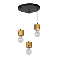 Sklep Kaja Industrialna lampa wisząca z drewnem, do kuchni 71689304R PINO | Kaja Best Sale