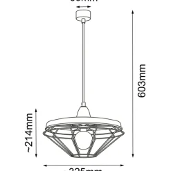 Sklep Kaja Industrialna lampa wisząca do kuchni ANT 5013 ALKABA | Kaja Best