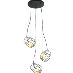 Sklep Kaja Industrialna lampa wisząca MDM-3942/3 BK MELISA | Kaja Oświetlenie Best Sale