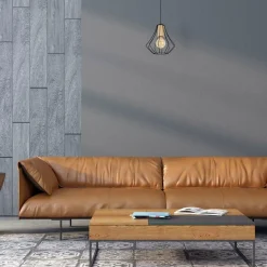 Sklep Kaja Industrialna lampa wisząca z drewnem MLP4188 WILL | Kaja Oświetlenie Sale