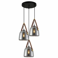 Sklep Kaja Industrialna lampa wisząca do kuchni PND-24342-3A-BK-SG z serii SOLTA Sale