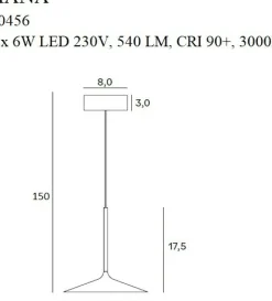 Sklep Kaja Industrialna lampa z płaskim kloszem MX P0456 HANA | Kaja Oświetlenie Cheap