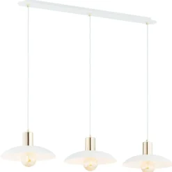 Sklep Kaja Industrialna, metalowa lampa wisząca 1321/3 SPIRIT | Kaja Oświetlenie biały Online