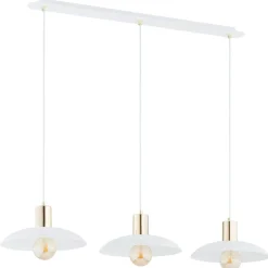 Sklep Kaja Industrialna, metalowa lampa wisząca 1321/3 SPIRIT | Kaja Oświetlenie biały Online