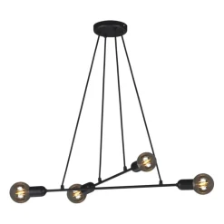 Sklep Kaja Industrialna, regulowana lampa K-4380 SITYA BLACK | Kaja Oświetlenie czarny Best Sale