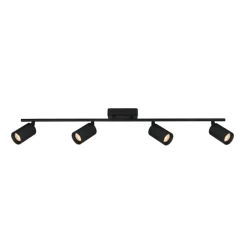 Sklep Kaja Industrialna, techniczna lampa sufitowa SPL-46829-4-BK TRIS | Kaja Clearance