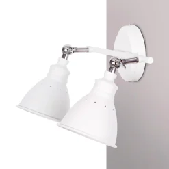 Sklep Kaja Industrialny kinkiet K-8005-2 WH WATSO WHITE | Kaja Oświetlenie* Reflektory Sufitowe Podłużne - Na Listwie