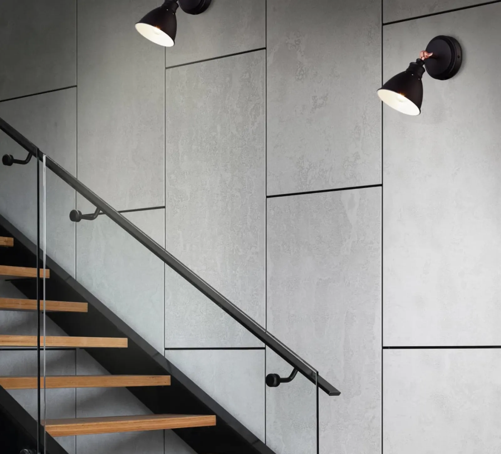 Sklep Kaja Industrialny reflektor ścienny K-8005W-1 BK WATSO BLACK | Kaja* Kinkiety Z Regulacją Ustawienia