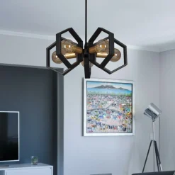 Sklep Kaja Industrialny żyrandol do salonu K-4724 HONEY | Kaja Oświetlenie Flash Sale