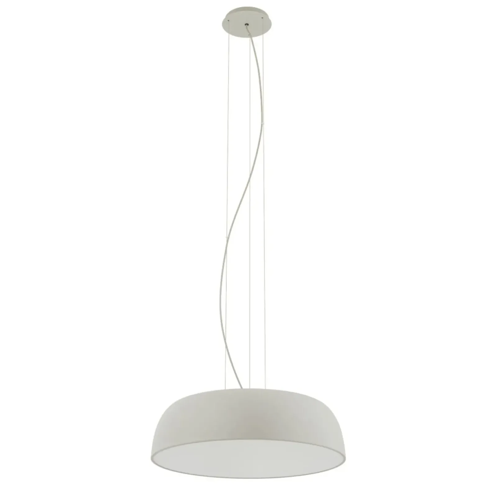 Sklep Kaja Jasnoszara, talerzowa lampa wisząca ⌀58cm 11231 SATELLITE | Kaja Best