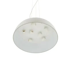 Sklep Kaja Jasnoszara, talerzowa lampa wisząca ⌀58cm 11231 SATELLITE | Kaja Best