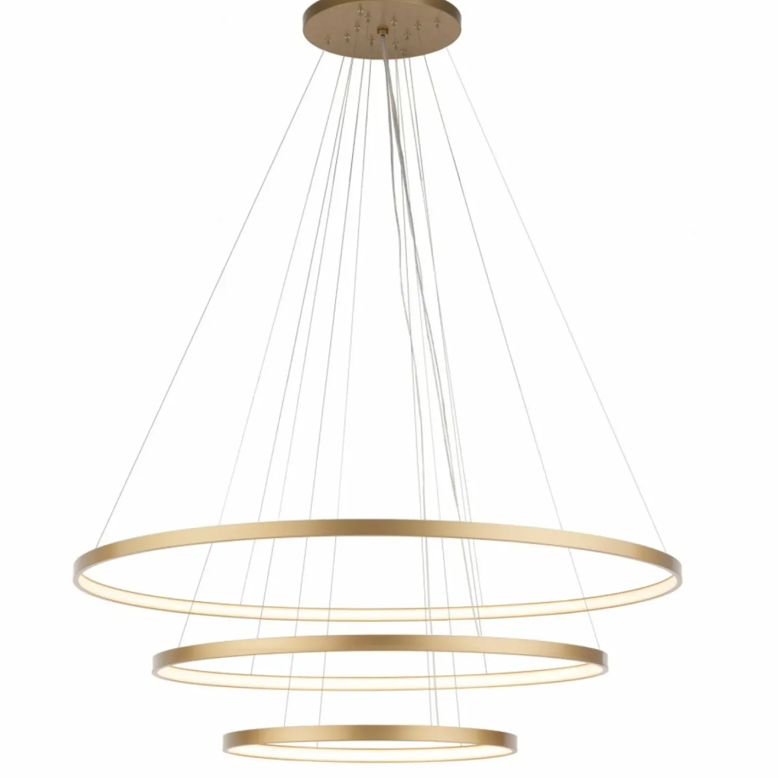 Sklep Kaja Kaskada złotych kół do salonu ⌀117cm 3000K ANT 5420 z serii AGA New