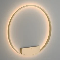 Sklep Kaja Kinkiet ścienny, kolor złoty, okrąg Ø80cm MOD058WL-L50BS3K z serii RIM* Lampy Led