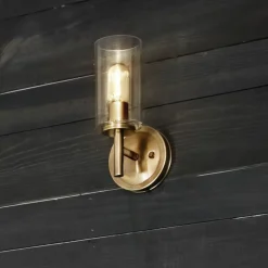 Sklep Kaja Kinkiet ścienny, stary mosiądz HK-COLLIER1 z serii COLLIER* Kinkiety Tradycyjne