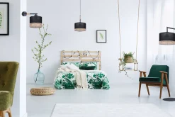 Sklep Kaja Kinkiet ścienny w stylu boho, z abażurem K-4368 | Kaja Oświetlenie* Kinkiety Z Abażurem