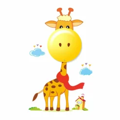 Sklep Kaja Kinkiet 3D do pokoju dziecka, żyrafa LED ML114 GIRAFFE | Kaja* Lampy Led