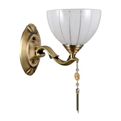 Sklep Kaja Kinkiet do sypialni retro glamour MB38445-1 BAXIO | Kaja Oświetlenie* Kinkiety Tradycyjne