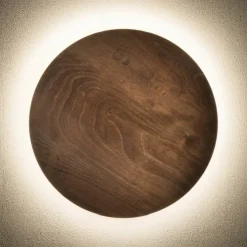 Sklep Kaja Kinkiet drewniana tarcza ⌀35cm 3000K 11291 RING TIMBER LED | Kaja* Lampy Led