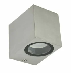 Sklep Kaja Kinkiet elewacyjny na GU10, kolor aluminium 5001 BR z serii MINI | Kaja Oświetle* Kinkiety Ogrodowe