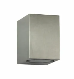 Sklep Kaja Kinkiet elewacyjny na GU10, kolor aluminium 5001 BR z serii MINI | Kaja Oświetle* Kinkiety Ogrodowe