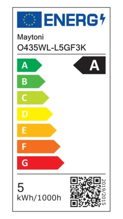Sklep Kaja Kinkiet elewacyjny, zintegrowany LED O435WL-L5GF3K z serii BLOW* Kinkiety Ogrodowe