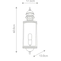 Sklep Kaja Kinkiet, kolor DOWNING-STREET-V z serii DOWNING STREET* Kinkiety Ogrodowe