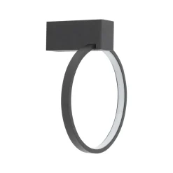 Sklep Kaja Kinkiet LED czarna obręcz ⌀18cm 3000K 10808 CIRCOLO LED | Kaja* Lampy Led