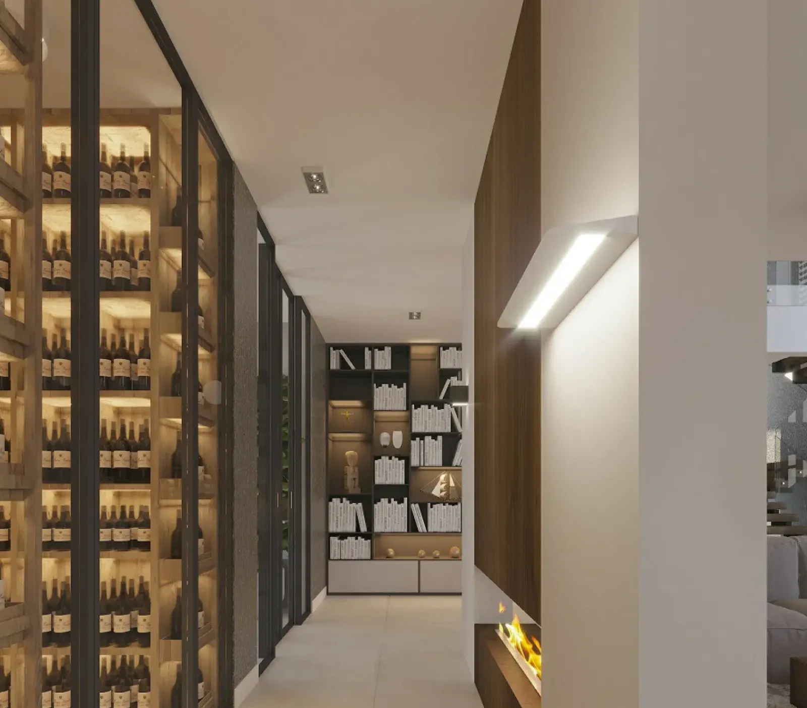 Sklep Kaja Kinkiet LED nad obraz, ciepłe światło 3000K MX W0213 SHELF | Kaja* Lampy Led