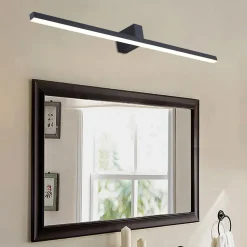 Sklep Kaja Kinkiet LED, prosta lampa nad lustro LP-778/1W XXL BK z serii NEVADA* Lampy Led