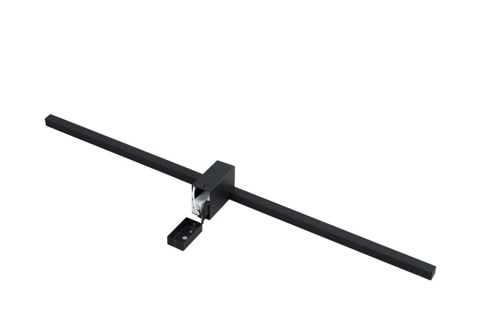 Sklep Kaja Kinkiet LED, prosta lampa nad lustro LP-778/1W XXL BK z serii NEVADA* Lampy Led