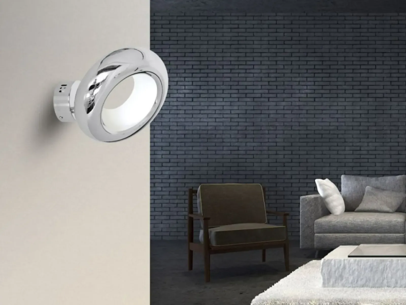 Sklep Kaja Kinkiet o designerskim kształcie ML330 MERCURIO | Kaja Oświetlenie* Lampy Led