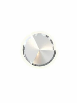 Sklep Kaja Kinkiet srebrna tarcza LED do sypialni WF 9036-108S TRAPANI | Kaja* Lampy Led
