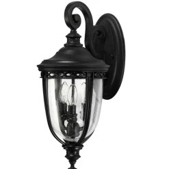 Sklep Kaja Kinkiet w nurcie klasycznym FE-EB2-M-BLK z serii ENGLISH BRIDLE* Kinkiety Ogrodowe