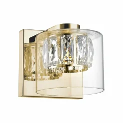 Sklep Kaja Kinkiet w stylu glamour, do sypialni W0389-01A-F7AC GEM | Kaja* Lampy Led