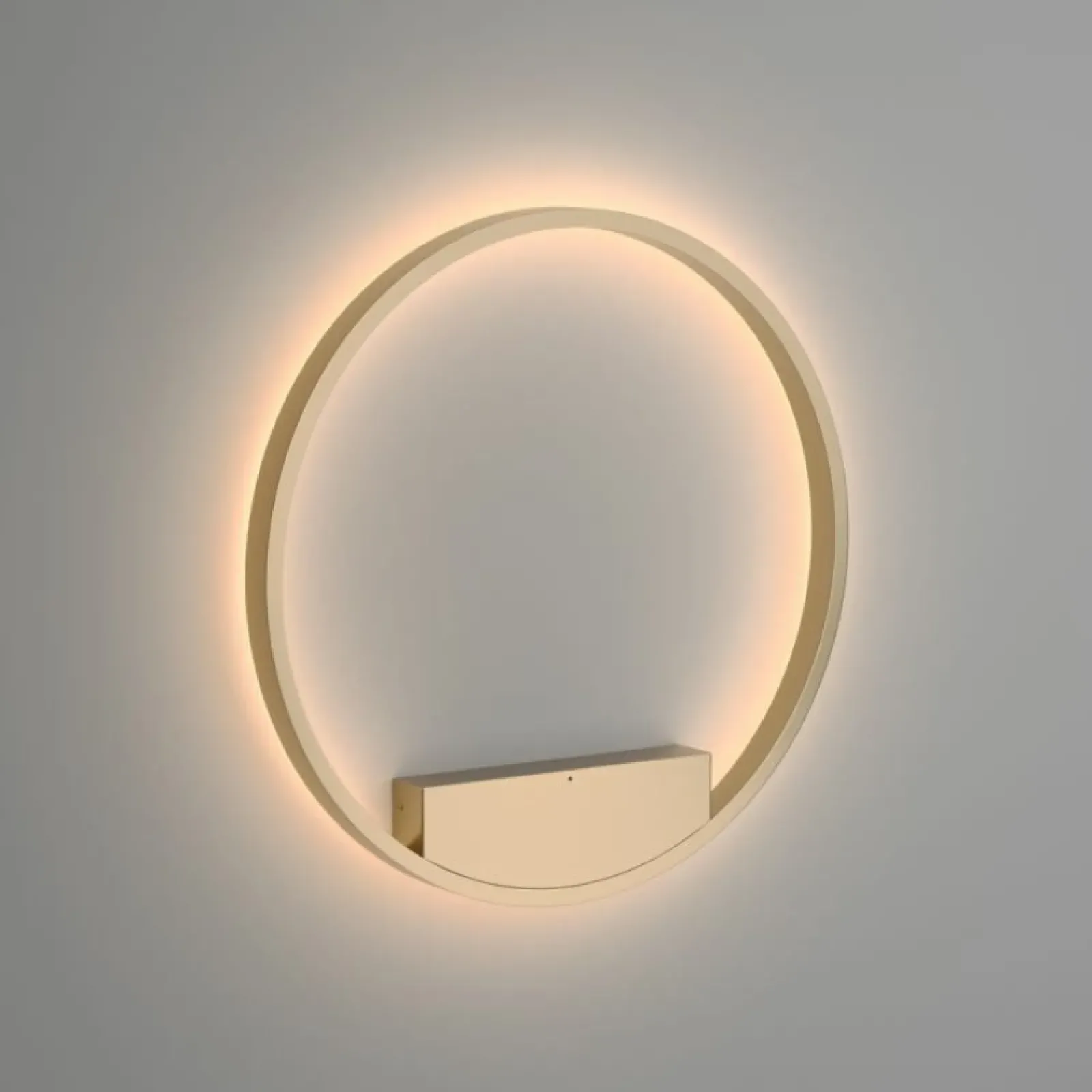 Sklep Kaja Kinkiet w złotym kolorze, średnica 60cm MOD058WL-L35BS3K z serii RIM* Lampy Led