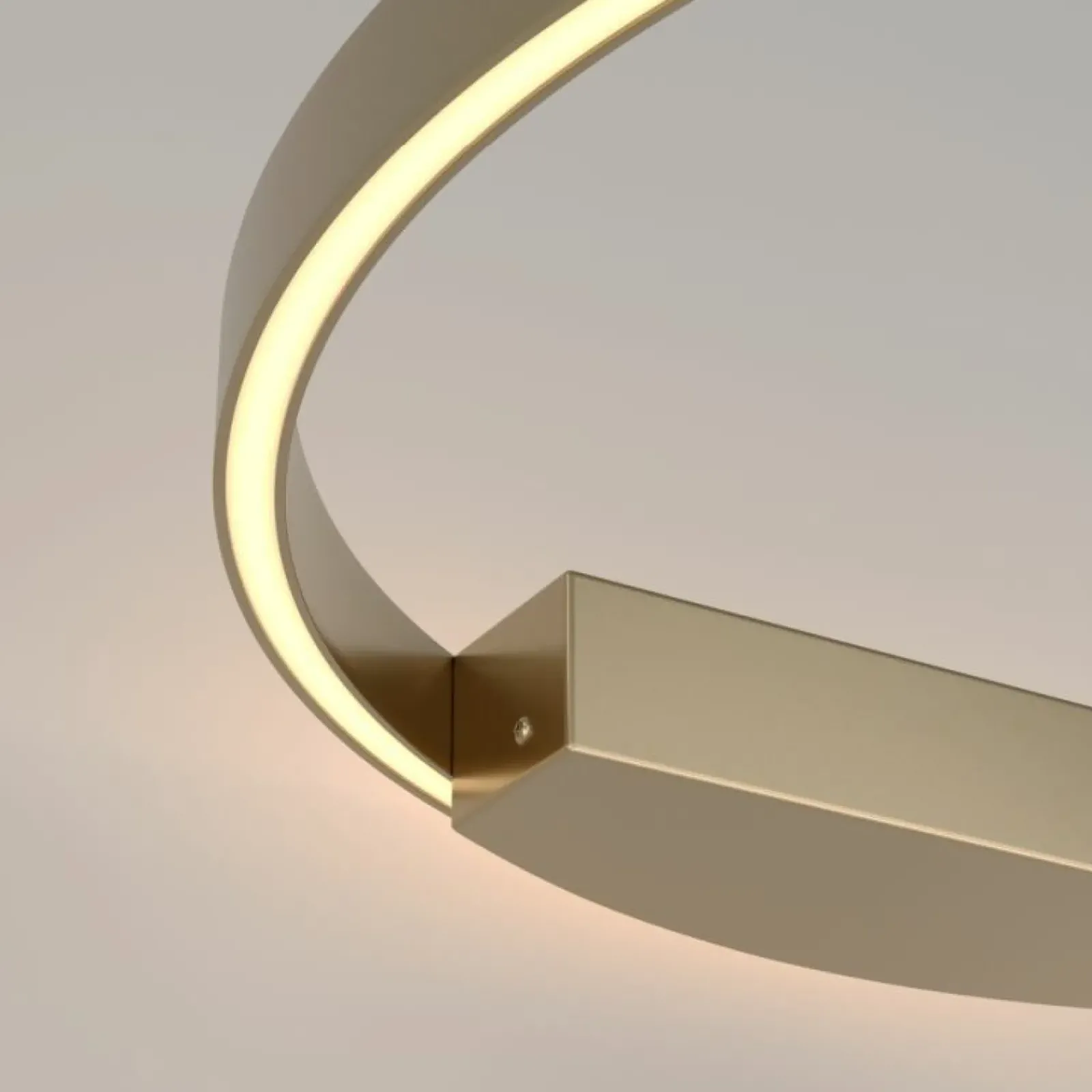 Sklep Kaja Kinkiet w złotym kolorze, średnica 60cm MOD058WL-L35BS3K z serii RIM* Lampy Led