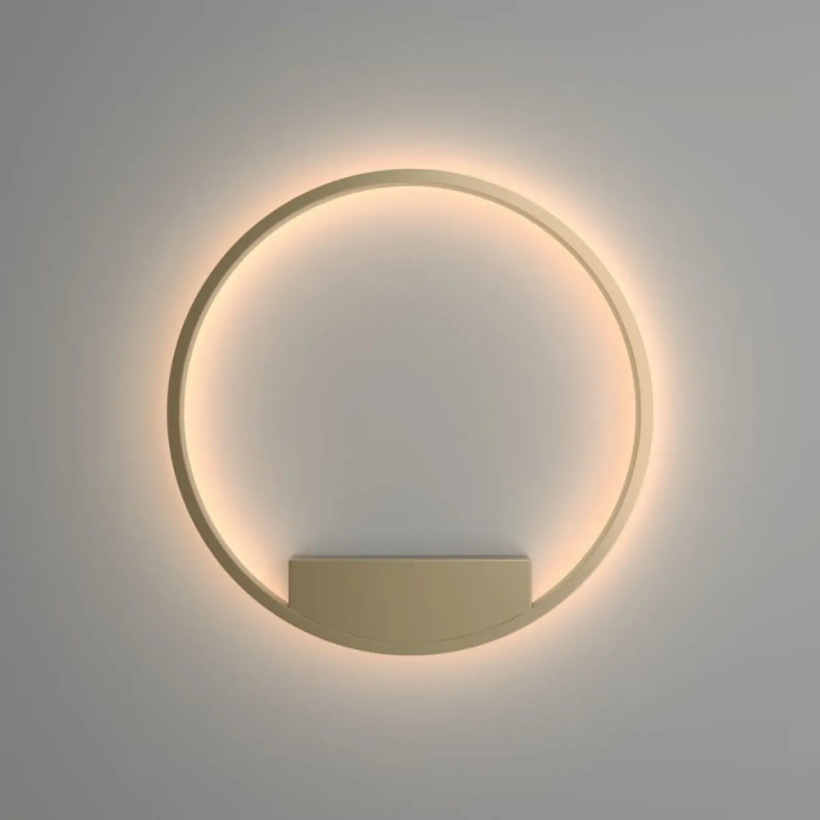 Sklep Kaja Kinkiet w złotym kolorze, średnica 60cm MOD058WL-L35BS3K z serii RIM* Lampy Led