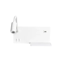 Sklep Kaja Kinkiet z półką i gniazdem USB, do sypialni ML6343 SHELF | Kaja* Lampy Led