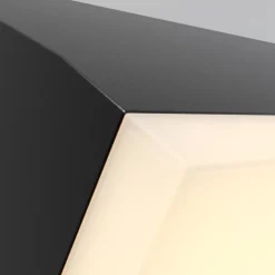Sklep Kaja Kinkiet zewnętrzny LED 10W, czarny O436WL-L10GF3K z serii BRICK* Kinkiety Ogrodowe