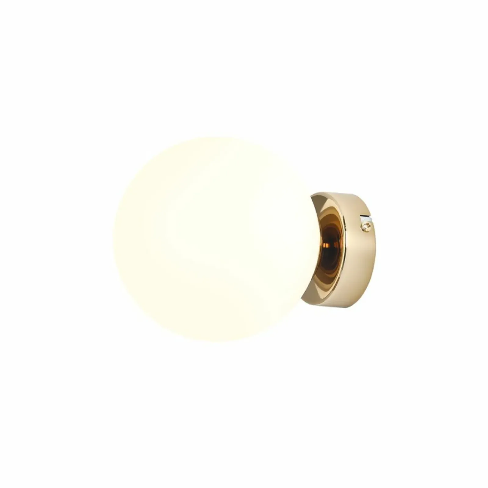 Sklep Kaja Kinkiet złoty mały elegancki z kloszem 1076C30_S BALL | Kaja* Kinkiety Tradycyjne