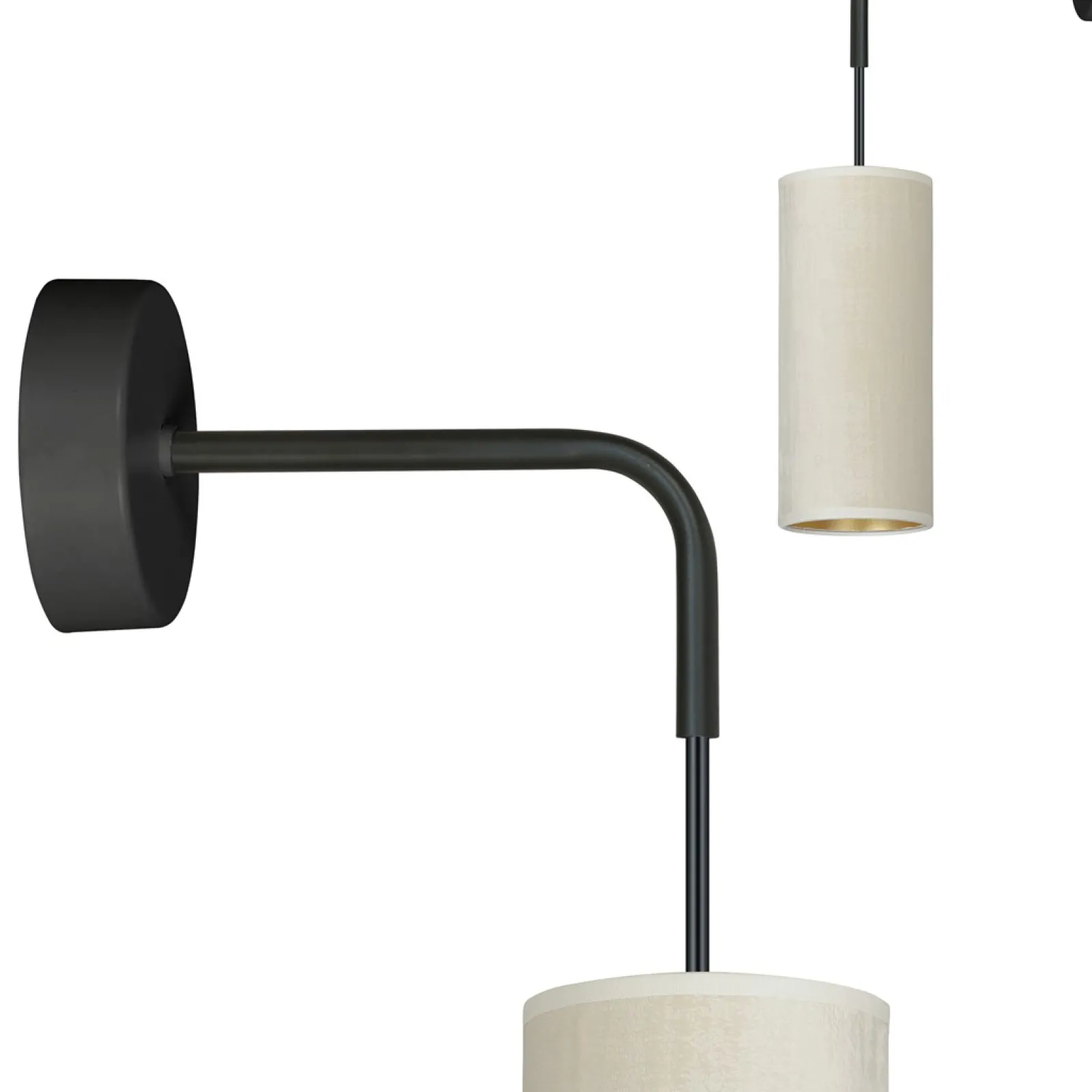 Sklep Kaja Klasyczna lampa ścienna do przytulnej sypialni 1059/K1 BENTE | Kaja* Kinkiety Tradycyjne