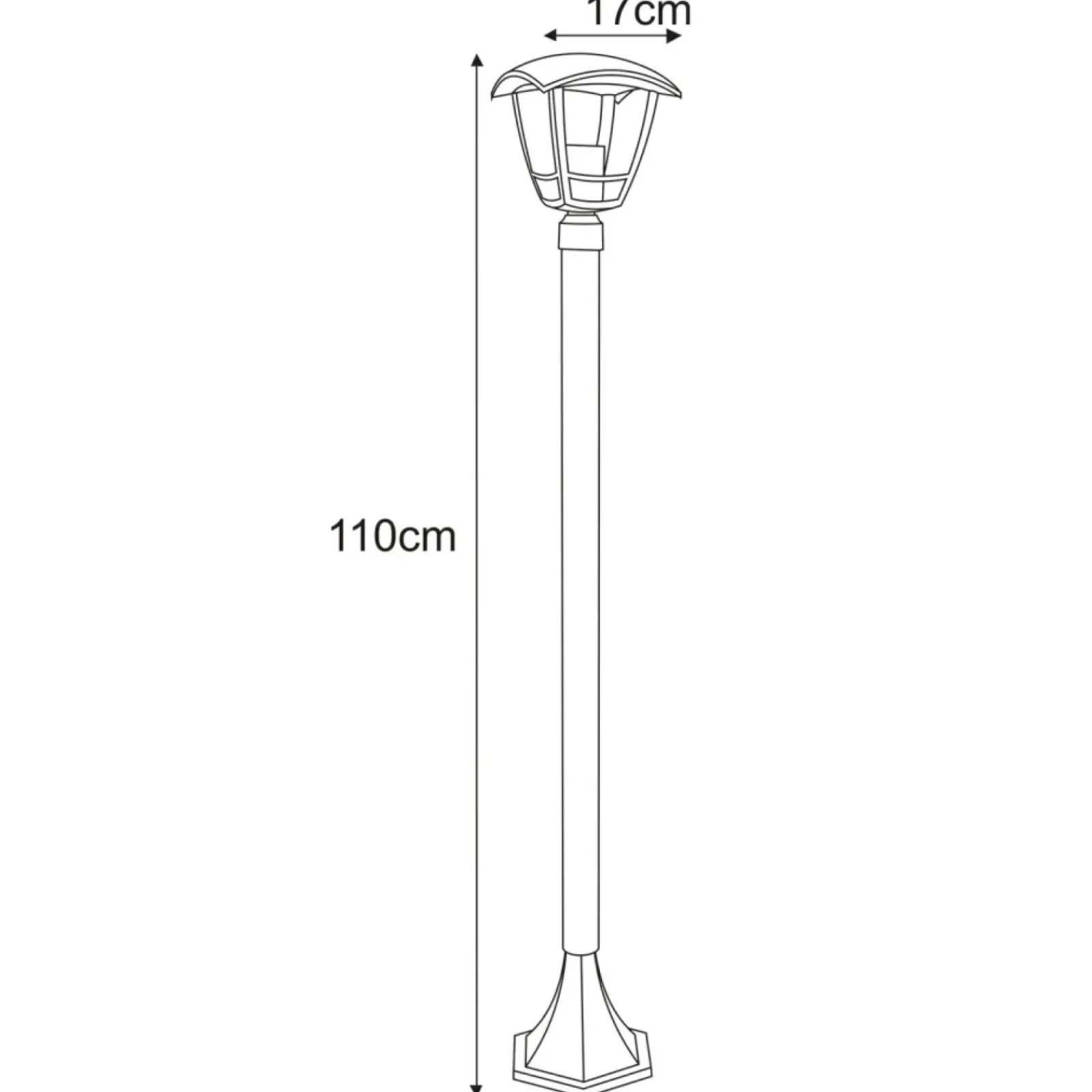 Sklep Kaja Klasyczna lampa ogrodowa w m kolorze K-8202 z serii NAPOLI | Kaja* Lampy Ogrodowe Stojące|Lampy Ogrodowe Stojące