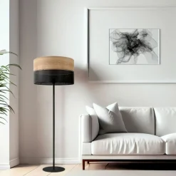 Sklep Kaja Klasyczna lampa podłogowa z abażurem boho TK 5123 z serii NICOL | Kaja* Lampy Podłogowe Z Abażurem