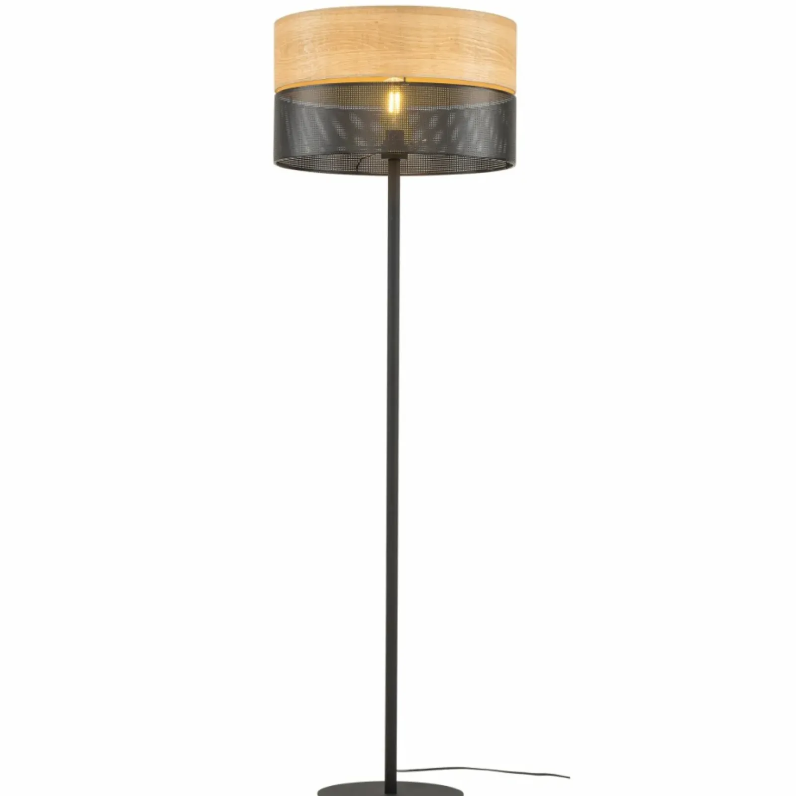 Sklep Kaja Klasyczna lampa podłogowa z abażurem boho TK 5123 z serii NICOL | Kaja* Lampy Podłogowe Z Abażurem