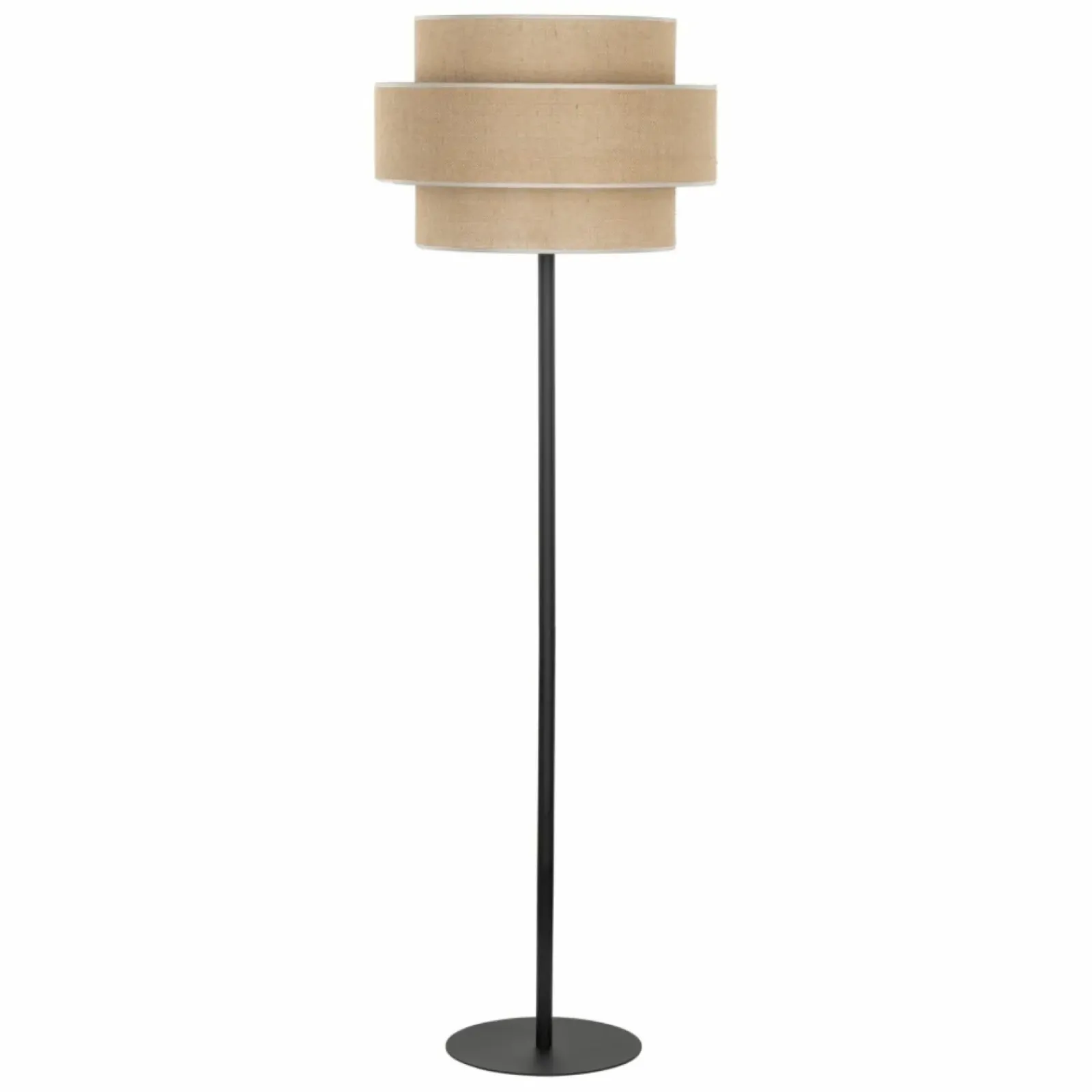 Sklep Kaja Klasyczna lampa podłogowa w stylu eco TK 5405 CALISTO JUTA | Kaja* Lampy Podłogowe Z Abażurem|Tradycyjne Lampy Podłogowe