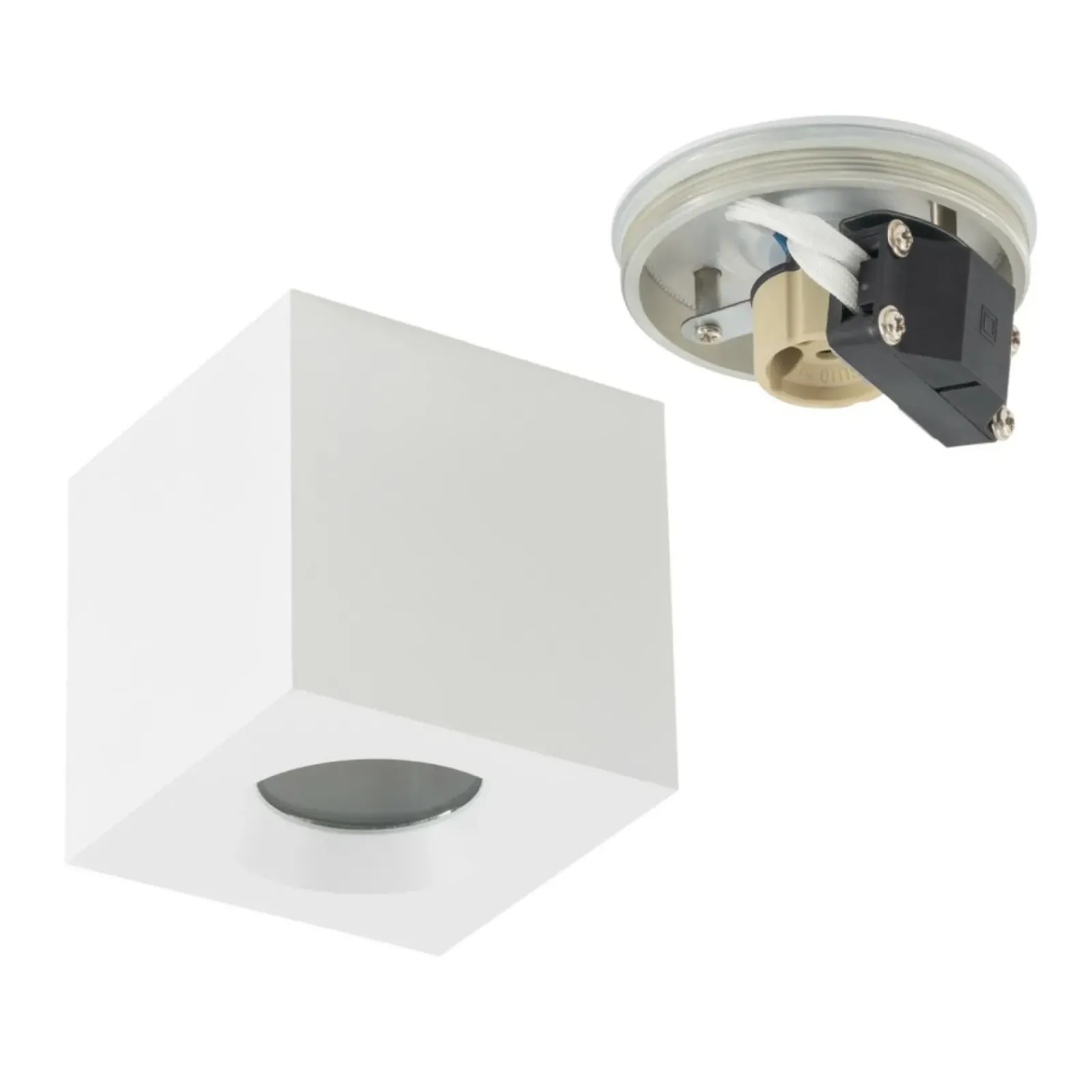 Sklep Kaja Klasyczna lampa spot downlight 8,5x8,5cm 10719 PARANA | Kaja* Lampy Do Łazienki