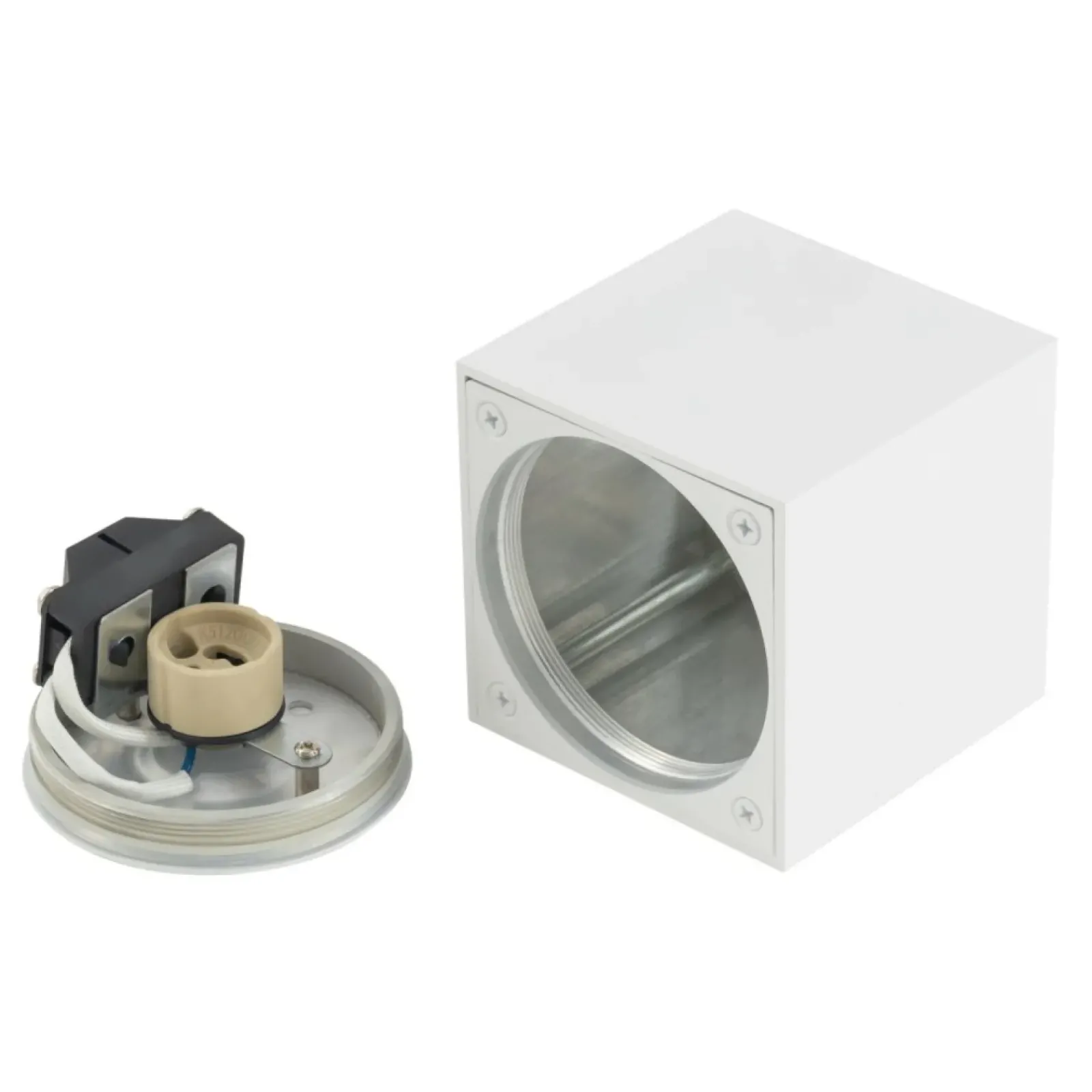 Sklep Kaja Klasyczna lampa spot downlight 8,5x8,5cm 10719 PARANA | Kaja* Lampy Do Łazienki